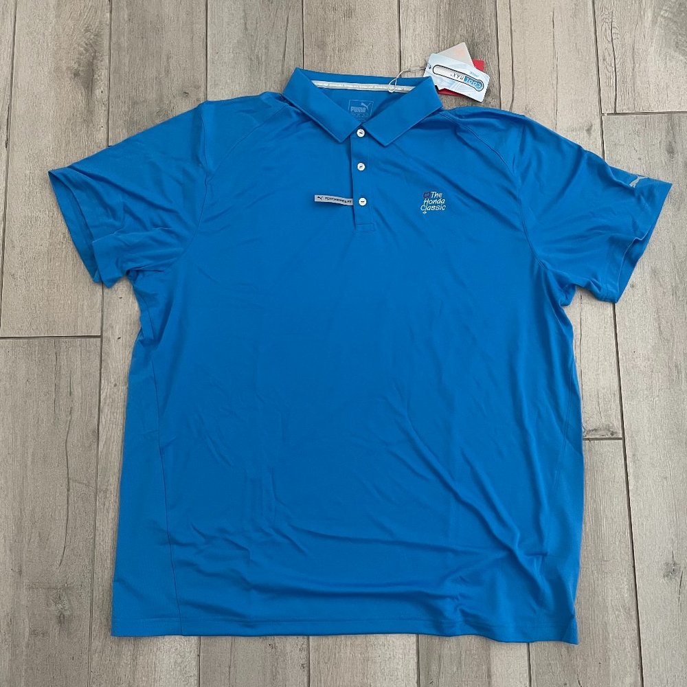 Puma Golf Polo Performance Fit Cool Max Extreme Pounce 3XL The Honda Classic